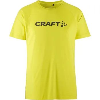 Pánské tričko Pánské Tričko s krátkým rukávem CRAFT CORE ESSENCE LOGO TEE M 1911786-503000 – Žlutá L