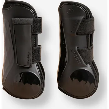 Vybavení pro koně FOUGANZA Otevřené šlachovky 500 Jump pro koně a poníky 2 ks FS ČERNÁ