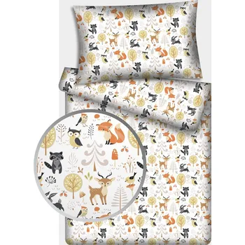 Povlečení Povlečení bavlna zvířátka - 211 90x130 / 40x60
