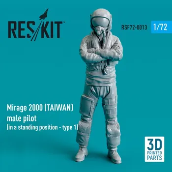Plastikový model 1/72 Mirage 2000 TAIWAN male pilot - standing 1