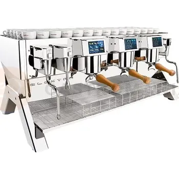 Vybavení pro přežití Pákový kávovar 2 skupinový, bílý, 1077x561x466 mm | ELEKTRA, Indie IND3W