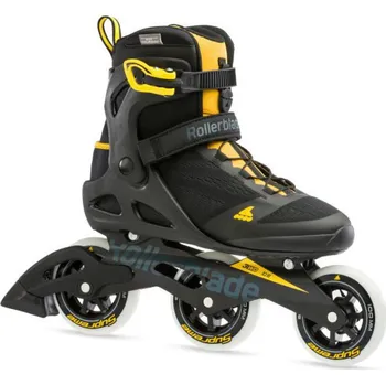 Kolečkové brusle Rollerblade Macroblade 100 3WD Black/Yellow