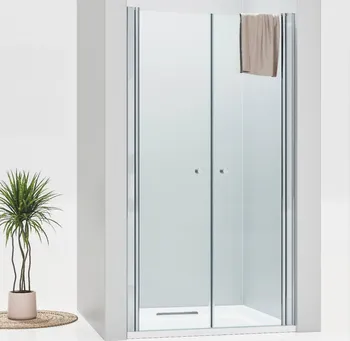 Sprchové dveře WellMall Beta Chrom 100 cm dveře čiré chrom