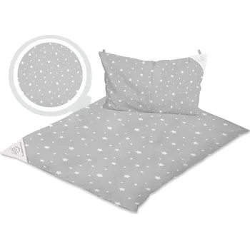 Dětská deka Eva Kiedroňová SET 4v1 - Přikrývka - Vintage holubí šeď + Zdarma webinář - Mít peřinku není všechno