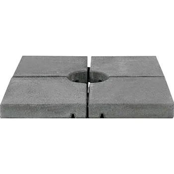 Stojan na slunečník Sada 4 ks betonových zátěží pro stojan Glatz, váha 260 kg