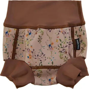 Dívčí plavky Mikk-Line Mikk - Line kojenecké neoprenové plavky MK1014 Nougat Velikost: 1 / 12 - 18 měsíců UPF 50+