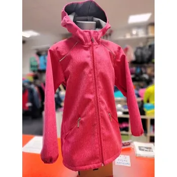 Chlapecká bunda Fantom Dívčí PRODLOUŽENÁ softshellová bunda s FLEECEM - růžová KONFEKČNÍ VELIKOST: 104