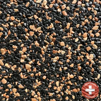 Kamenný koberec Báča Beton Kamenný koberec na podlahu Viper Frakce: Jemná (0,7 – 1,8 mm), vydatnost setu 1,8 m², Doporučené použití v: interiéru - dvousložková epoxidová pryskyřice