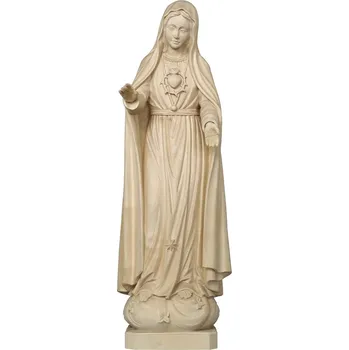 Vánoční dekorace Ornatis Neposkvrněné Srdce Mariino Provedení: Přírodní bez malování, Výška sochy včetně podstavce: 10 cm