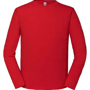 Pánské tričko Fruit of the Loom Pánské bavlněné triko 61-360-0 Red M