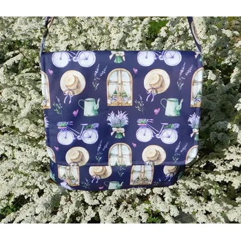 Messenger taška PROVENCE na tmavě fialové