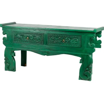 Příborník do zásuvky Orientální příborník Synnada 180cm teak zelený