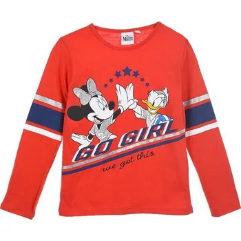 Dívčí tričko Červené dívčí tričko Minnie Mouse Velikost: 128