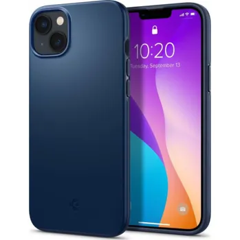 Pouzdro na mobilní telefon Pouzdro Spigen Thin Fit Apple iPhone 14 Plus tmavě modré