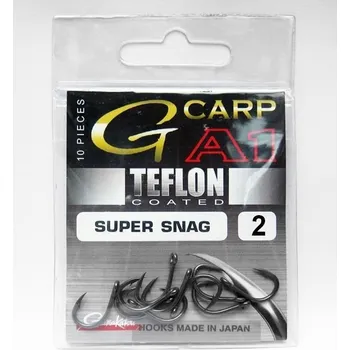 Rybářský háček GAMAKATSU - Háčky G-Carp A1 SUPER SNAG vel.2