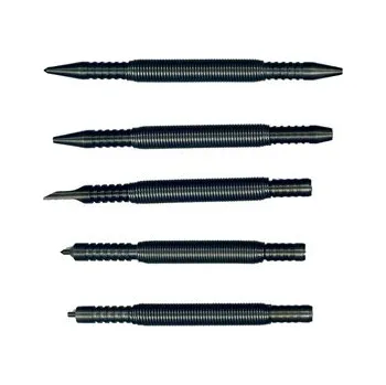 Dláto Spring Tools WWA1105 Pružinový set na dřevo 5 ks: dláto, 2x dulčík, 2x doražeč