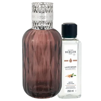 MAISON BERGER PARIS Maison Berger – Dárková sada katalytická lampa Quintessence s vůní Golden Wheat, Švestková, 250 ml