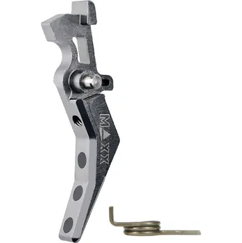 Airsoft MAXX Model CNC spoušť Advanced (style B) pro M4 - titanová