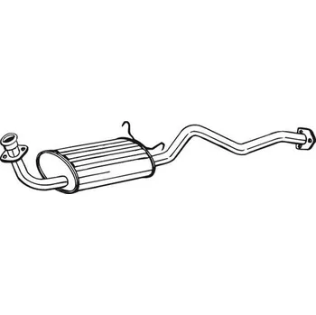 Výfukový systém Střední tlumič výfuku BOSAL 280-159