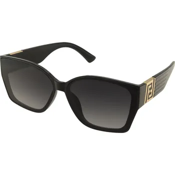 Sluneční brýle Dámské brýle s labyrintovým vzorem černé C4115-3