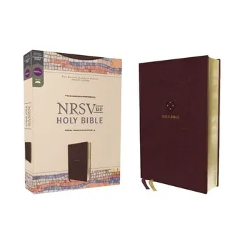 Populárně naučná literatura pro dospělé NRSVue, Holy Bible, Leathersoft, Burgundy, Comfort Print - Zondervan