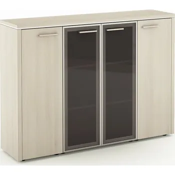 Šatní skříň Sestava skříní TopOffice 8, akát světlý