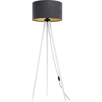 Lampička Stojací lampa STANDART 1xE27/60W/230V šedá/bílá