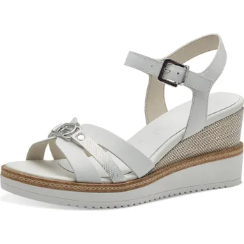 Dámské sandále DÁMSKÉ SANDÁLY TAMARIS 1-28010-42 100 BÍLÁ Barva: BÍLÁ, Velikost: 39