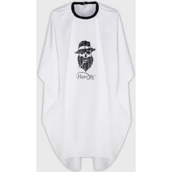 Hairotic Cutting Cape White holičská pláštěnka bílá