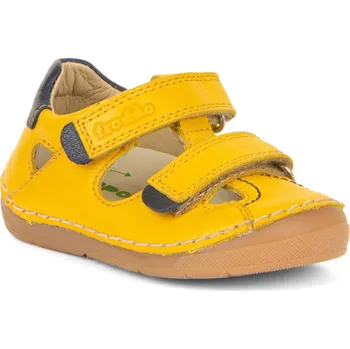Chlapecké sandály Froddo Froddo sandály Paix Double G2150185-6 S Dark Yellow G2150185-6 Velikost 19
