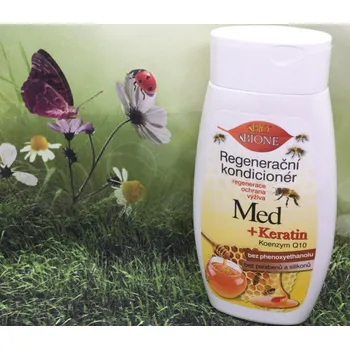 Regenerační kondicionér med, keratin + Q10