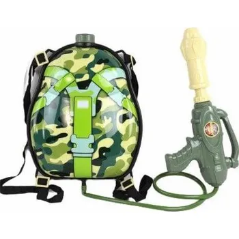 Dětská zbraň ozdoba vodní pistole s batohem 33 cm, YB199133