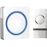 Bezdrátový zvonek do zásuvky, dosah 120m, bílá