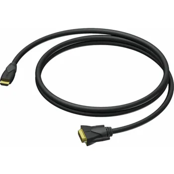 Video kabel Kabel Procab HDMI - DVI-D 1,5 m černý (CLV160/1,5)