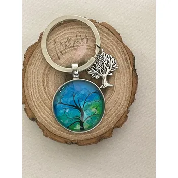 Klíčenka strom života zelenomodrý