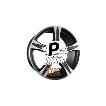 Disk RONAL R55 SUV Mattschwarz-Frontkopiert 9.50 x 20 ET 30.00 5x112