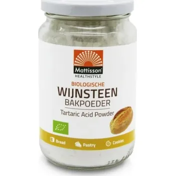 Mattisson BIO Kypřicí prášek do pečiva- vinný kámen 180 g - DMS 12/25