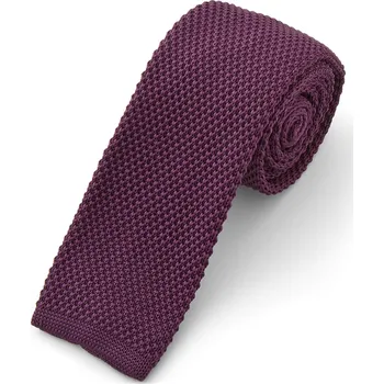 Kravata Fialová pletená kravata - Tailor Toki