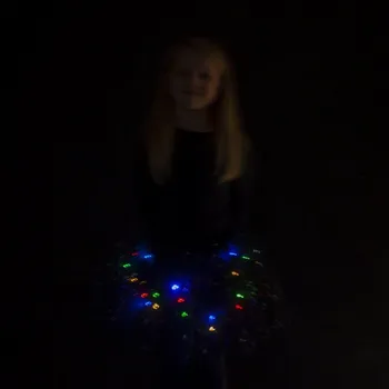 Dívčí sukně Sukně tutu svítící černá