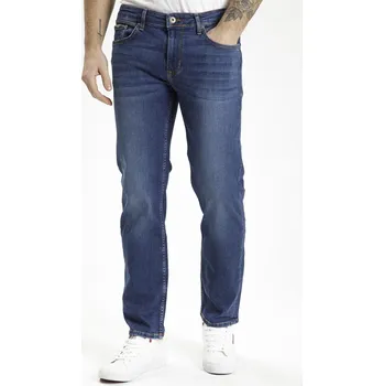 Pánské džíny Cross pánské regular fit džíny Jack 194-670 dark mid blue Velikost: 32/34