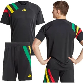 Dres + trenky adidas Fortore 23 tmavě modrá/žlutá zelená červená (M)
