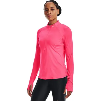 Dámská mikina Dámská Mikina UNDER ARMOUR UA QUALIFIER RUN 2.0 1/2 ZIP 1365632-683 – Růžová XS