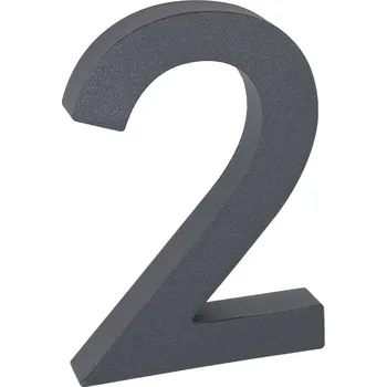 Domovní číslo Domovní číslo 2", RN.100LV, strukturované, antracit"