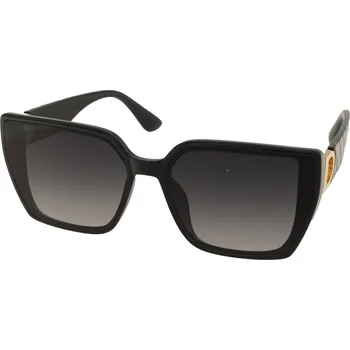 Sluneční brýle Dámské brýle elegantní s písmenem D černé barvy C4140-1