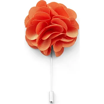 Brož Luxusní oranžová květina do klopy - Warren Asher