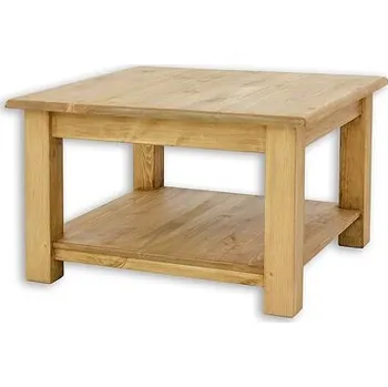 Obývací stěna Konferenční stolek ST709 povrchová úprava - včelí vosk Přírodní včelí vosk šířka stolu 75 hloubka stolu 75