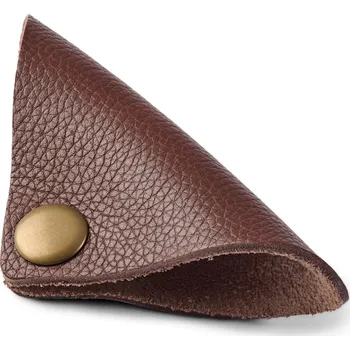 kabelová chránička Organizér na kabely | Tmavě hnědá kůže | Trojúhelníkový - Trendhim