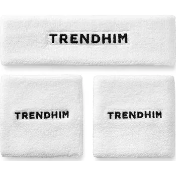 Čelenka Bílý set potítek | Čelenka a potítka na zápěstí - Trendhim