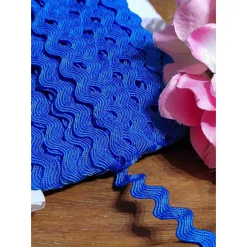 Krajka Hadovka šíře 5 mm modrá