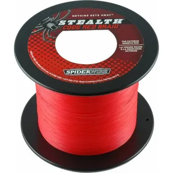 Pletenka SPIDER ČERVENÁ - 0,12mm / 1m / 7,1kg